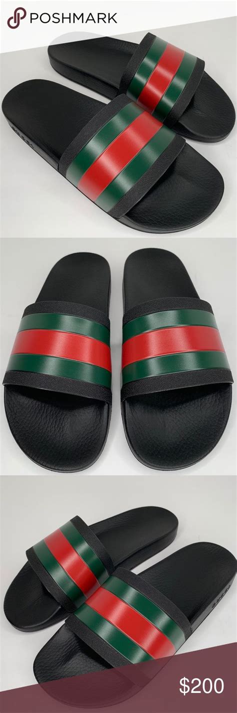 '72 sport slide gucci|Gucci 72 rubber slides.